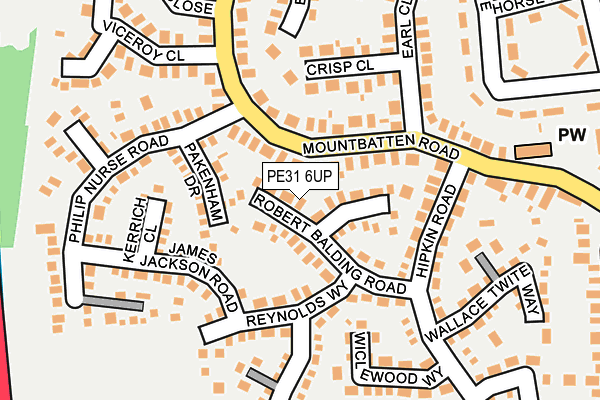 PE31 6UP map - OS OpenMap – Local (Ordnance Survey) PE31 6UP map - OS OpenMap – Local (Ordnance Survey)