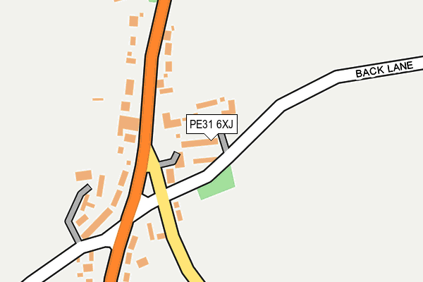 PE31 6XJ map - OS OpenMap – Local (Ordnance Survey) PE31 6XJ map - OS OpenMap – Local (Ordnance Survey)