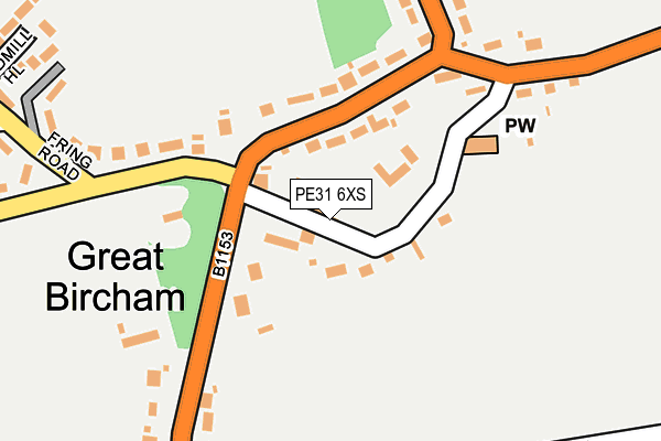 PE31 6XS map - OS OpenMap – Local (Ordnance Survey) PE31 6XS map - OS OpenMap – Local (Ordnance Survey)