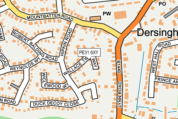 PE31 6XY map - OS OpenMap – Local (Ordnance Survey) PE31 6XY map - OS OpenMap – Local (Ordnance Survey)