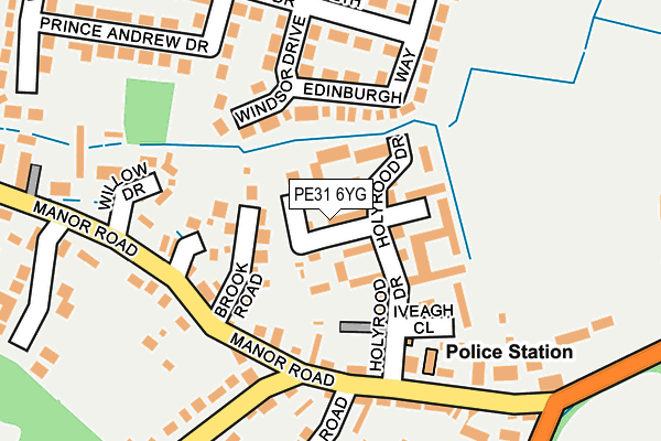 PE31 6YG map - OS OpenMap – Local (Ordnance Survey) PE31 6YG map - OS OpenMap – Local (Ordnance Survey)
