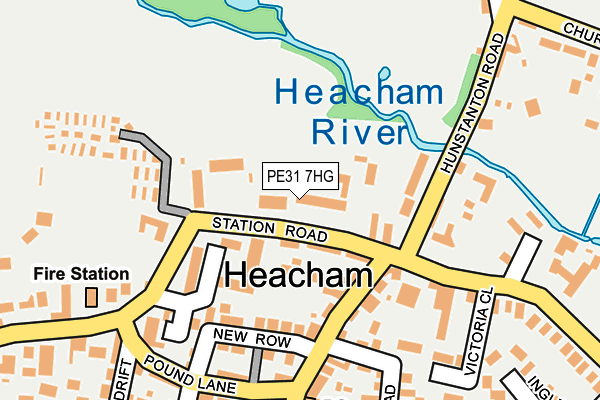PE31 7HG map - OS OpenMap – Local (Ordnance Survey) PE31 7HG map - OS OpenMap – Local (Ordnance Survey)