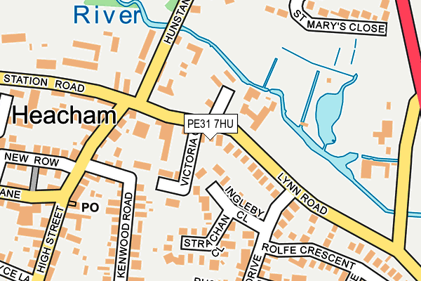 PE31 7HU map - OS OpenMap – Local (Ordnance Survey) PE31 7HU map - OS OpenMap – Local (Ordnance Survey)