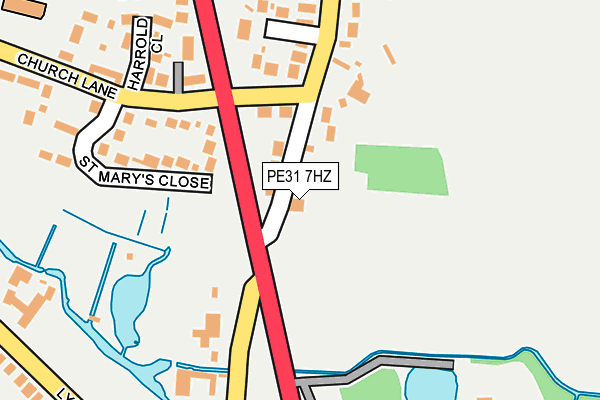PE31 7HZ map - OS OpenMap – Local (Ordnance Survey) PE31 7HZ map - OS OpenMap – Local (Ordnance Survey)