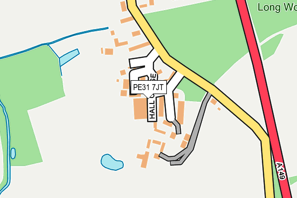 PE31 7JT map - OS OpenMap – Local (Ordnance Survey) PE31 7JT map - OS OpenMap – Local (Ordnance Survey)