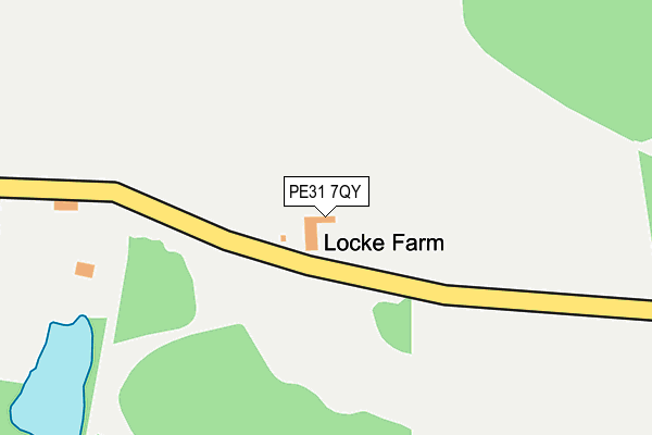 PE31 7QY map - OS OpenMap – Local (Ordnance Survey) PE31 7QY map - OS OpenMap – Local (Ordnance Survey)