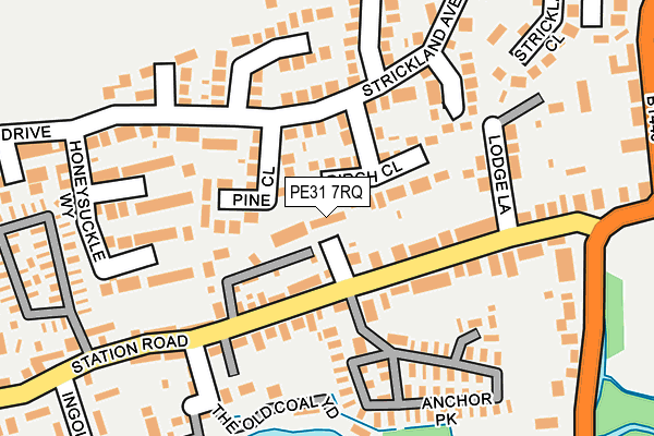PE31 7RQ map - OS OpenMap – Local (Ordnance Survey) PE31 7RQ map - OS OpenMap – Local (Ordnance Survey)