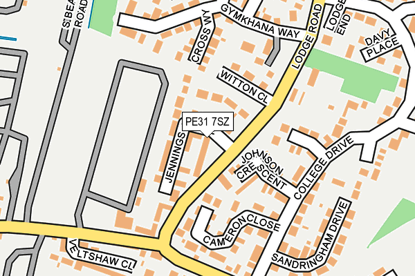 PE31 7SZ map - OS OpenMap – Local (Ordnance Survey) PE31 7SZ map - OS OpenMap – Local (Ordnance Survey)