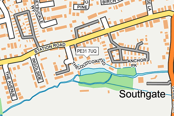 PE31 7UQ map - OS OpenMap – Local (Ordnance Survey) PE31 7UQ map - OS OpenMap – Local (Ordnance Survey)