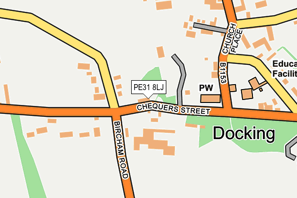 PE31 8LJ map - OS OpenMap – Local (Ordnance Survey) PE31 8LJ map - OS OpenMap – Local (Ordnance Survey)