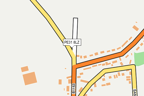 PE31 8LZ map - OS OpenMap – Local (Ordnance Survey) PE31 8LZ map - OS OpenMap – Local (Ordnance Survey)