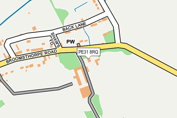 PE31 8RQ map - OS OpenMap – Local (Ordnance Survey) PE31 8RQ map - OS OpenMap – Local (Ordnance Survey)