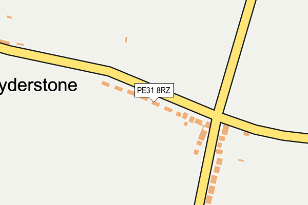 PE31 8RZ map - OS OpenMap – Local (Ordnance Survey) PE31 8RZ map - OS OpenMap – Local (Ordnance Survey)