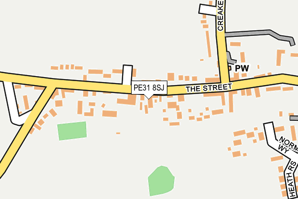 PE31 8SJ map - OS OpenMap – Local (Ordnance Survey) PE31 8SJ map - OS OpenMap – Local (Ordnance Survey)