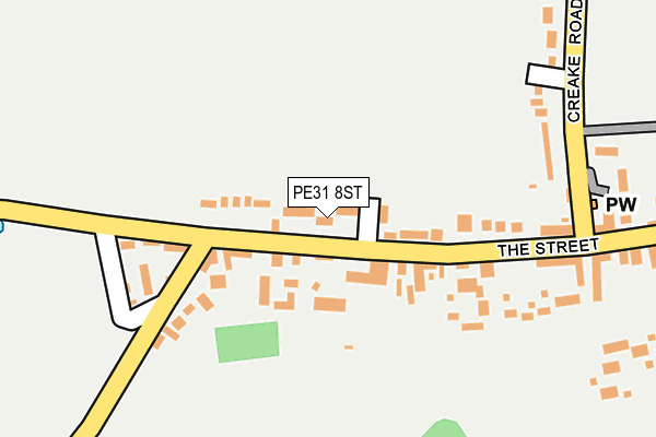 PE31 8ST map - OS OpenMap – Local (Ordnance Survey) PE31 8ST map - OS OpenMap – Local (Ordnance Survey)