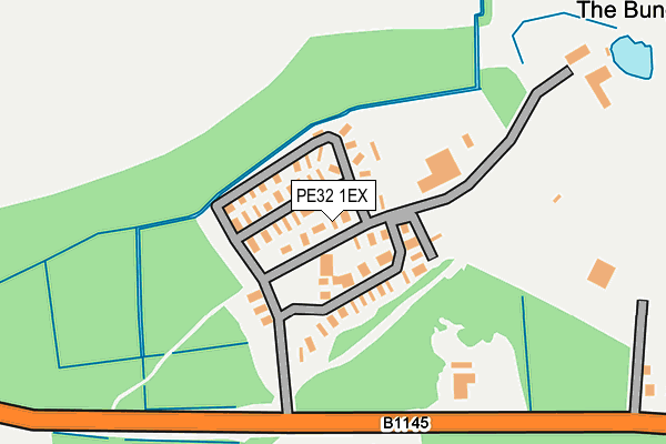PE32 1EX map - OS OpenMap – Local (Ordnance Survey) PE32 1EX map - OS OpenMap – Local (Ordnance Survey)