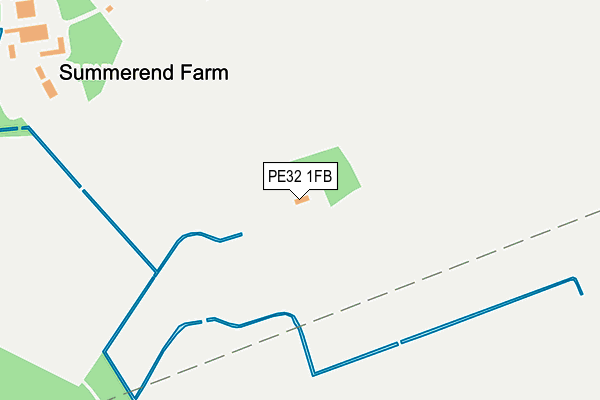 PE32 1FB map - OS OpenMap – Local (Ordnance Survey) PE32 1FB map - OS OpenMap – Local (Ordnance Survey)