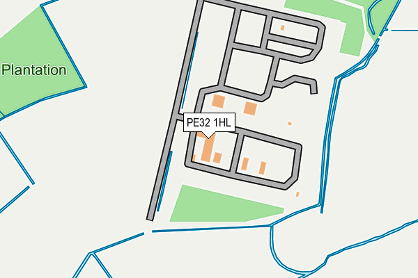 PE32 1HL map - OS OpenMap – Local (Ordnance Survey) PE32 1HL map - OS OpenMap – Local (Ordnance Survey)