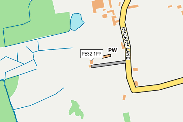 PE32 1PP map - OS OpenMap – Local (Ordnance Survey) PE32 1PP map - OS OpenMap – Local (Ordnance Survey)