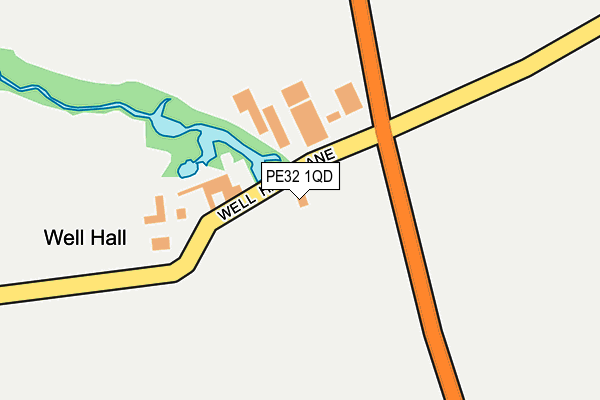 PE32 1QD map - OS OpenMap – Local (Ordnance Survey) PE32 1QD map - OS OpenMap – Local (Ordnance Survey)