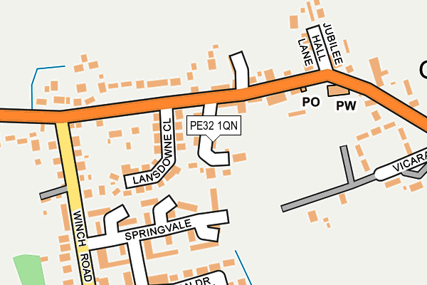 PE32 1QN map - OS OpenMap – Local (Ordnance Survey) PE32 1QN map - OS OpenMap – Local (Ordnance Survey)