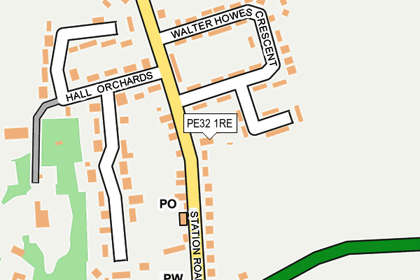 PE32 1RE map - OS OpenMap – Local (Ordnance Survey) PE32 1RE map - OS OpenMap – Local (Ordnance Survey)