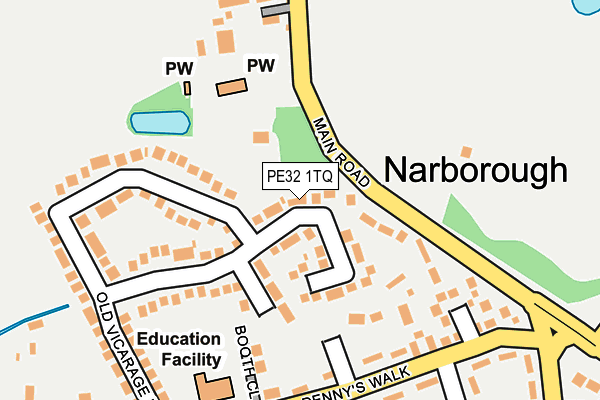 PE32 1TQ map - OS OpenMap – Local (Ordnance Survey)