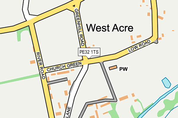 PE32 1TS map - OS OpenMap – Local (Ordnance Survey) PE32 1TS map - OS OpenMap – Local (Ordnance Survey)