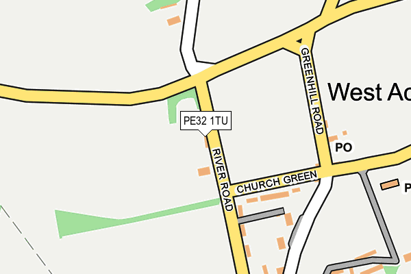 PE32 1TU map - OS OpenMap – Local (Ordnance Survey) PE32 1TU map - OS OpenMap – Local (Ordnance Survey)