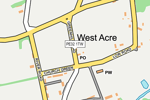 PE32 1TW map - OS OpenMap – Local (Ordnance Survey) PE32 1TW map - OS OpenMap – Local (Ordnance Survey)