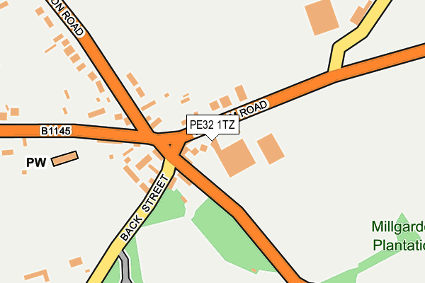 PE32 1TZ map - OS OpenMap – Local (Ordnance Survey) PE32 1TZ map - OS OpenMap – Local (Ordnance Survey)