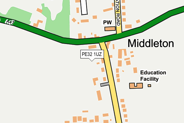 PE32 1UZ map - OS OpenMap – Local (Ordnance Survey) PE32 1UZ map - OS OpenMap – Local (Ordnance Survey)