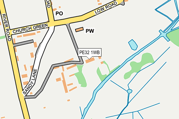 PE32 1WB map - OS OpenMap – Local (Ordnance Survey) PE32 1WB map - OS OpenMap – Local (Ordnance Survey)