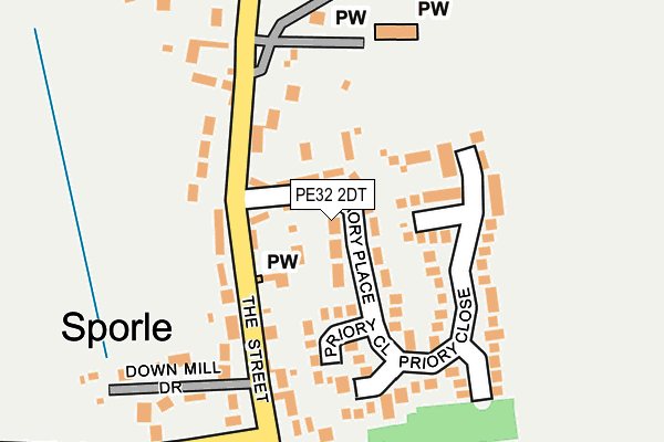 PE32 2DT map - OS OpenMap – Local (Ordnance Survey) PE32 2DT map - OS OpenMap – Local (Ordnance Survey)