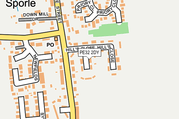 PE32 2DY map - OS OpenMap – Local (Ordnance Survey) PE32 2DY map - OS OpenMap – Local (Ordnance Survey)
