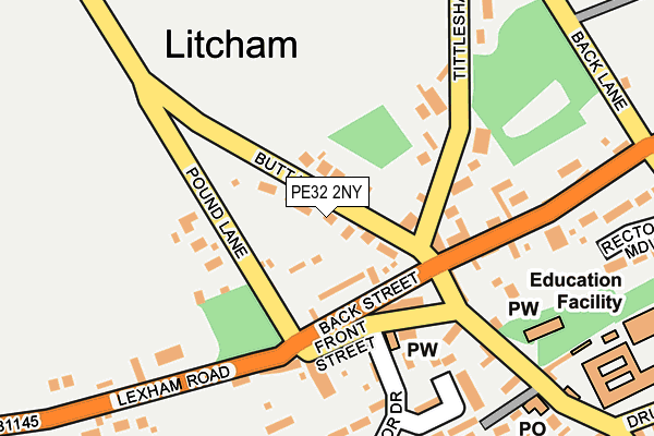PE32 2NY map - OS OpenMap – Local (Ordnance Survey) PE32 2NY map - OS OpenMap – Local (Ordnance Survey)
