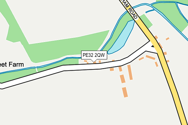 PE32 2QW map - OS OpenMap – Local (Ordnance Survey) PE32 2QW map - OS OpenMap – Local (Ordnance Survey)