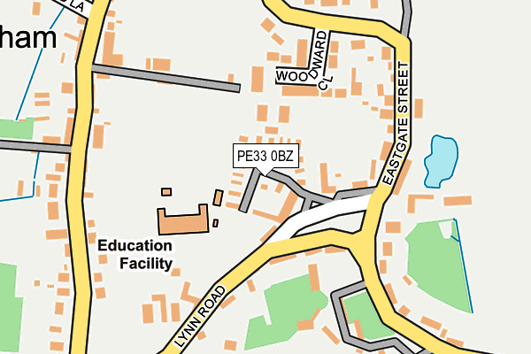 PE33 0BZ map - OS OpenMap – Local (Ordnance Survey) PE33 0BZ map - OS OpenMap – Local (Ordnance Survey)