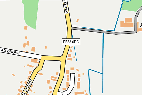 PE33 0DG map - OS OpenMap – Local (Ordnance Survey) PE33 0DG map - OS OpenMap – Local (Ordnance Survey)