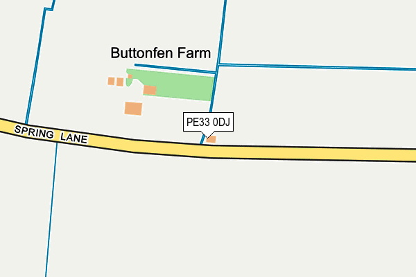 PE33 0DJ map - OS OpenMap – Local (Ordnance Survey) PE33 0DJ map - OS OpenMap – Local (Ordnance Survey)