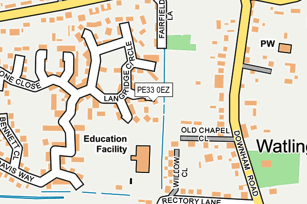 PE33 0EZ map - OS OpenMap – Local (Ordnance Survey) PE33 0EZ map - OS OpenMap – Local (Ordnance Survey)