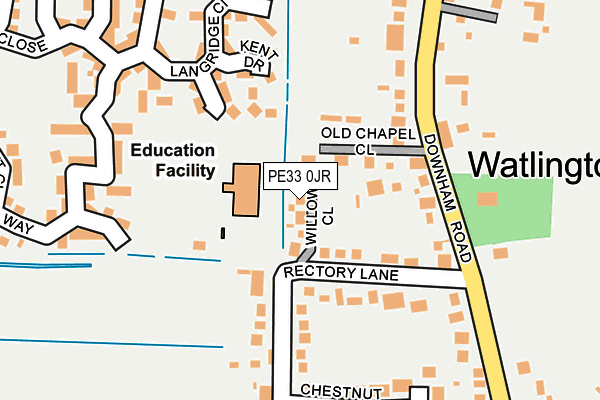 PE33 0JR map - OS OpenMap – Local (Ordnance Survey) PE33 0JR map - OS OpenMap – Local (Ordnance Survey)