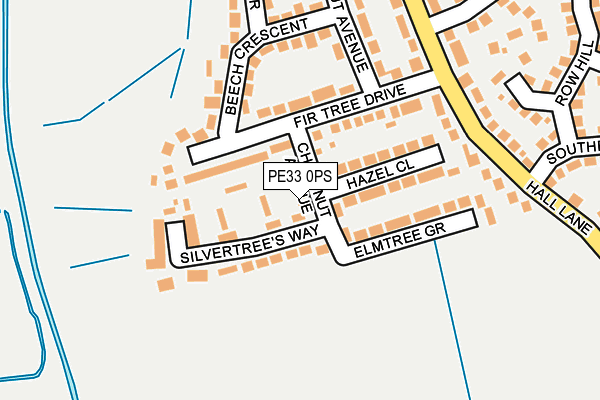 PE33 0PS map - OS OpenMap – Local (Ordnance Survey) PE33 0PS map - OS OpenMap – Local (Ordnance Survey)