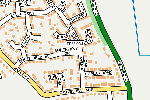 PE33 0QJ map - OS OpenMap – Local (Ordnance Survey) PE33 0QJ map - OS OpenMap – Local (Ordnance Survey)
