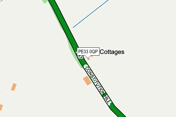 PE33 0QP map - OS OpenMap – Local (Ordnance Survey) PE33 0QP map - OS OpenMap – Local (Ordnance Survey)