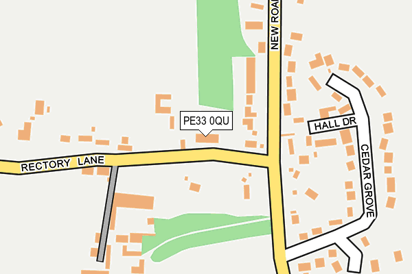 PE33 0QU map - OS OpenMap – Local (Ordnance Survey) PE33 0QU map - OS OpenMap – Local (Ordnance Survey)