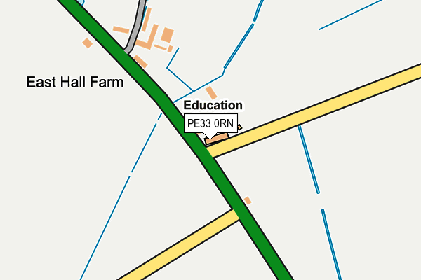 PE33 0RN map - OS OpenMap – Local (Ordnance Survey) PE33 0RN map - OS OpenMap – Local (Ordnance Survey)