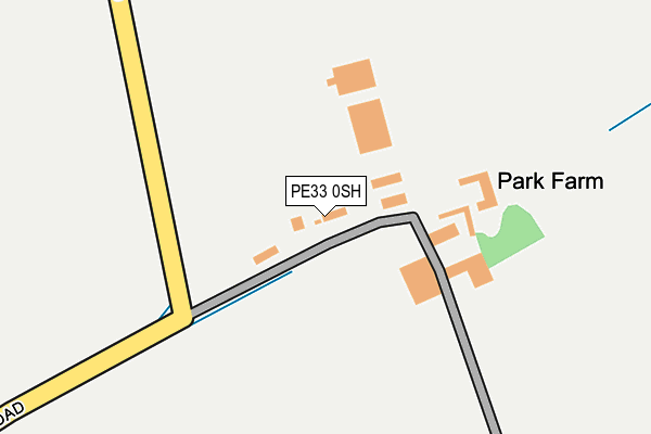 PE33 0SH map - OS OpenMap – Local (Ordnance Survey) PE33 0SH map - OS OpenMap – Local (Ordnance Survey)