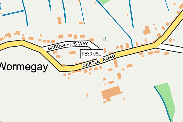 PE33 0SL map - OS OpenMap – Local (Ordnance Survey) PE33 0SL map - OS OpenMap – Local (Ordnance Survey)