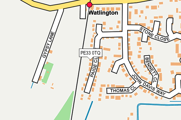 PE33 0TQ map - OS OpenMap – Local (Ordnance Survey) PE33 0TQ map - OS OpenMap – Local (Ordnance Survey)
